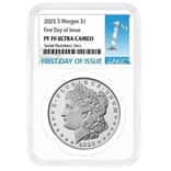 2025-S Morgan Silver Dollar Proof Coin NGC PF 70 FDOI