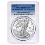2025-W US Army Privy 1 oz Proof Silver American Eagle PCGS PF 69