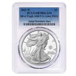 2025-W US Army Privy 1 oz Proof Silver American Eagle PCGS PF 70