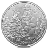 2026 1 oz Elemetal Christmas Silver Round .999 Fine
