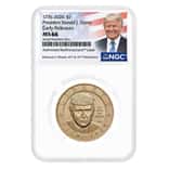 2026 (P) President Donald J. Trump $1 Coin NGC MS 66 ER (Trump Label)