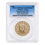 2026 (P) President Donald J. Trump $1 Coin PCGS Gem UNC (Blue)