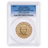2026 (P) President Donald J. Trump $1 Coin PCGS MS 63 FS (Blue)