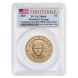 2026 (P) President Donald J. Trump $1 Coin PCGS MS 64 FS (Flag)