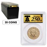 Box of 20 - 2026 (P) President Donald J. Trump $1 Coin PCGS MS 66 FS Semiquincentennial