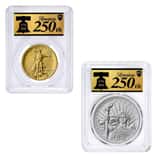 2026 Best of US Mint 1907 Saint-Gaudens High Relief Gold Coin & Silver Medal Set PCGS SP/MS 70 FS