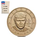 $100 Face Value Bag 2026-P President Donald J. Trump Semiquincentennial $1 Coin (100 Coins)