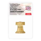 2026-P 1 oz Freedom Ringing Liberty Bell Proof Gold Coin NGC PF 70 ER (250th Ann.)