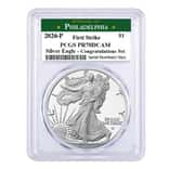 2026-P 1 oz Proof Silver American Eagle Congratulations Set PCGS PF 70 FS Philadelphia