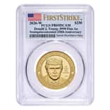 2026-W 1 oz President Donald J. Trump Proof Gold Coin PCGS PF 69 FS (Flag)