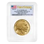 2026-W 1 oz Proof Gold American Buffalo 250th Ann Privy PCGS PF 69 FS