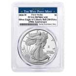 2026-W 1 oz Proof Silver American Eagle Liberty Bell Privy 250th Ann. PCGS PF 70 FS West Point