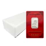 Box of 25 - 2026 10 Gram PAMP Suisse Lunar Horse Silver Bar (in Assay)