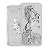 2026 1 oz Perth Mint Lunar Horse Silver Rectangular Coin Bar .9999 Fine