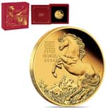 2026 1 oz Proof Gold Lunar Horse Coin Australian Perth Mint