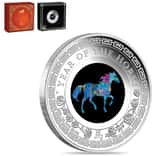 2026 1 oz Proof Silver Lunar Horse Opal Coin Australian Perth Mint