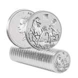 Roll of 20 - 2026 1 oz Silver Lunar Horse Dragon Privy BU Australian Perth Mint