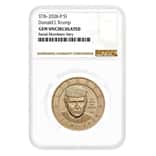 2026 (P) President Donald J. Trump $1 Coin NGC Gem UNC