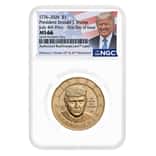 2026 (P) President Donald J. Trump July 4th Privy $1 Coin NGC MS 66 FDOI (Trump Label)