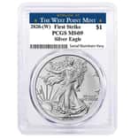 2026 (W) 1 oz Silver American Eagle PCGS MS 69 FS West Point