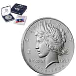 2026 (W) Peace Silver Dollar Enhanced Uncirculated Coin .999 Fine (w/Box & COA)