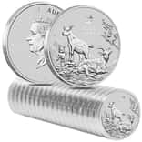 Roll of 20 - 2027 1/2 oz Silver Lunar Goat BU Australian Perth Mint