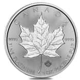 2027 1 oz Platinum Canadian Maple Leaf $50 Coin BU
