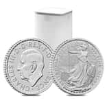 Tube of 16 - 2027 Great Britain 1/10 oz Silver Britannia Coin BU