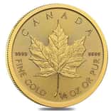 2027 1/4 oz Canadian Gold Maple Leaf $10 Coin BU (Sealed)
