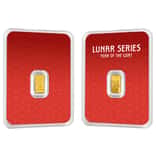 2027 1 Gram PAMP Lunar Year of the Goat Gold Bar .9999 Fine (in TEP)