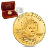 2007 W 1/2 oz $10 First Spouse - Abigail Adams Gold Uncirculated Coin (w/Box & COA)