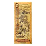 25 Wyoming Goldback 1/40 oz 24K Gold Foil Aurum Note
