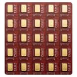 25 x 1 Gram PAMP Suisse Good Luck Yellow Dragon Gold Bar .9999 Fine Multigram+25 (in Assay)