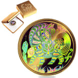 2002 Canada 1/3 oz Lunar Horse Hologram Gold Coin (w/Box & COA)