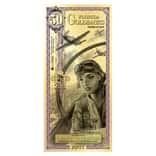 50 Florida Goldback 1/20 oz 24K Gold Foil Aurum Note
