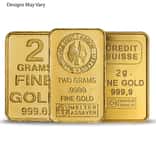 2 Gram Generic Gold Bar .999+ Fine (Secondary Market)