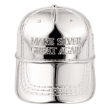 2 oz Make Silver Great Again Cap Shaped Silver .999 Fine