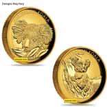 2 oz Proof Gold Australian High Relief Koala Perth Mint (Random Year)