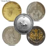 2 oz Silver World Coin Random Design (Abrasions)
