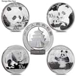 30 Gram Chinese Silver Panda .999 Fine Random Year (Milky, Cull, Damaged, Circulated, Cleaned)