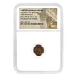 383-408 AD Eastern Roman Empire Arcadius AE4 Nummus Decline & Fall of the Roman Empire NGC