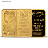 3 Tolas Generic Gold Bar .999+ Fine (Secondary Market)