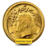 1/4 Pahlavi Gold Coin Scruffy .0589 oz AGW (Random Year)