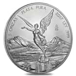 2017 5 oz Mexican Silver Libertad Coin .999 Fine BU