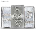 5 Grain Generic Silver Bar .999 Fine