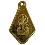 5 Gram PAMP Suisse Lakshmi Gold Pendant .9999 Fine (Scruffy)