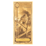 50 Utah Goldback 1/20 oz 24K Gold Foil Aurum Note (New Design)