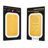 50 Gram Argor Heraeus Gold Bar .9999 Fine (in Assay)