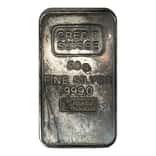 50 gram Credit Suisse Silver Bar .999 Fine (No Serial Number)