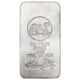 50 oz SilverTowne Prospector Silver Bar .999 Silver